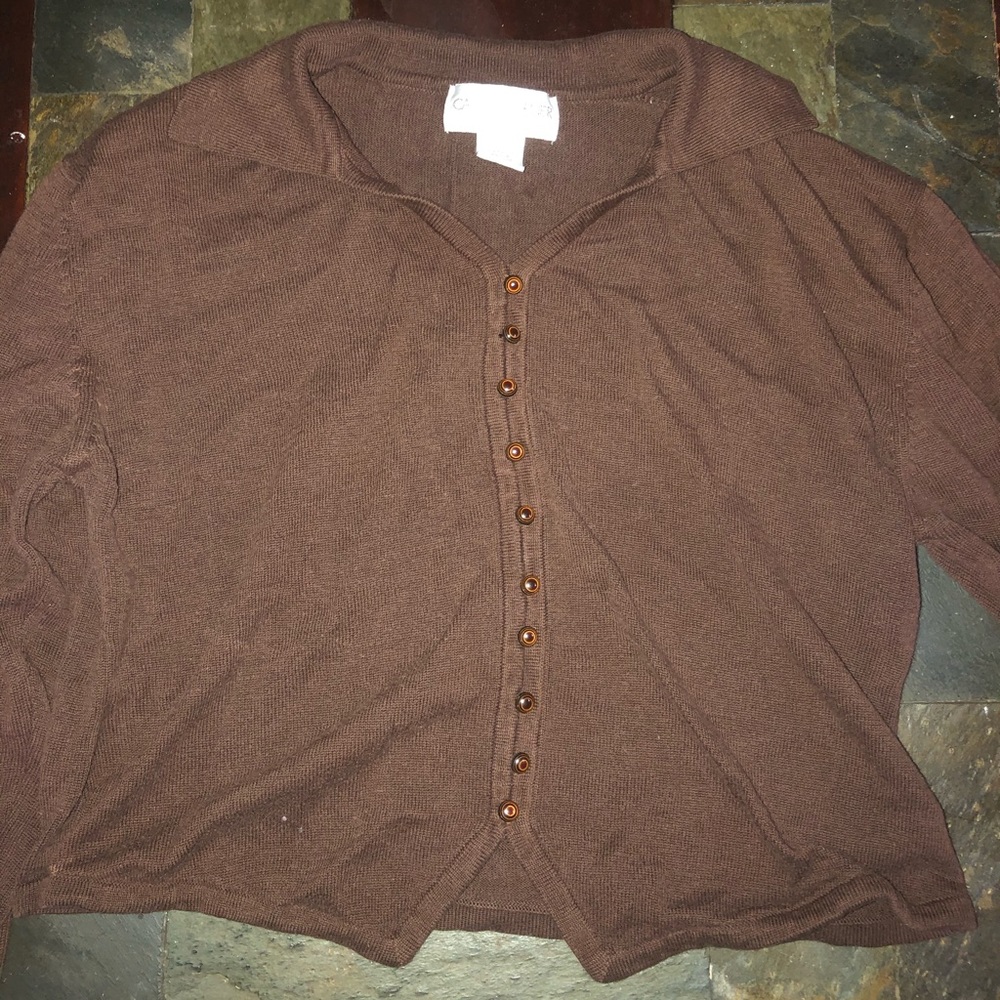 vintage cropped sweater